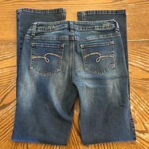 Justice boot cut jeans